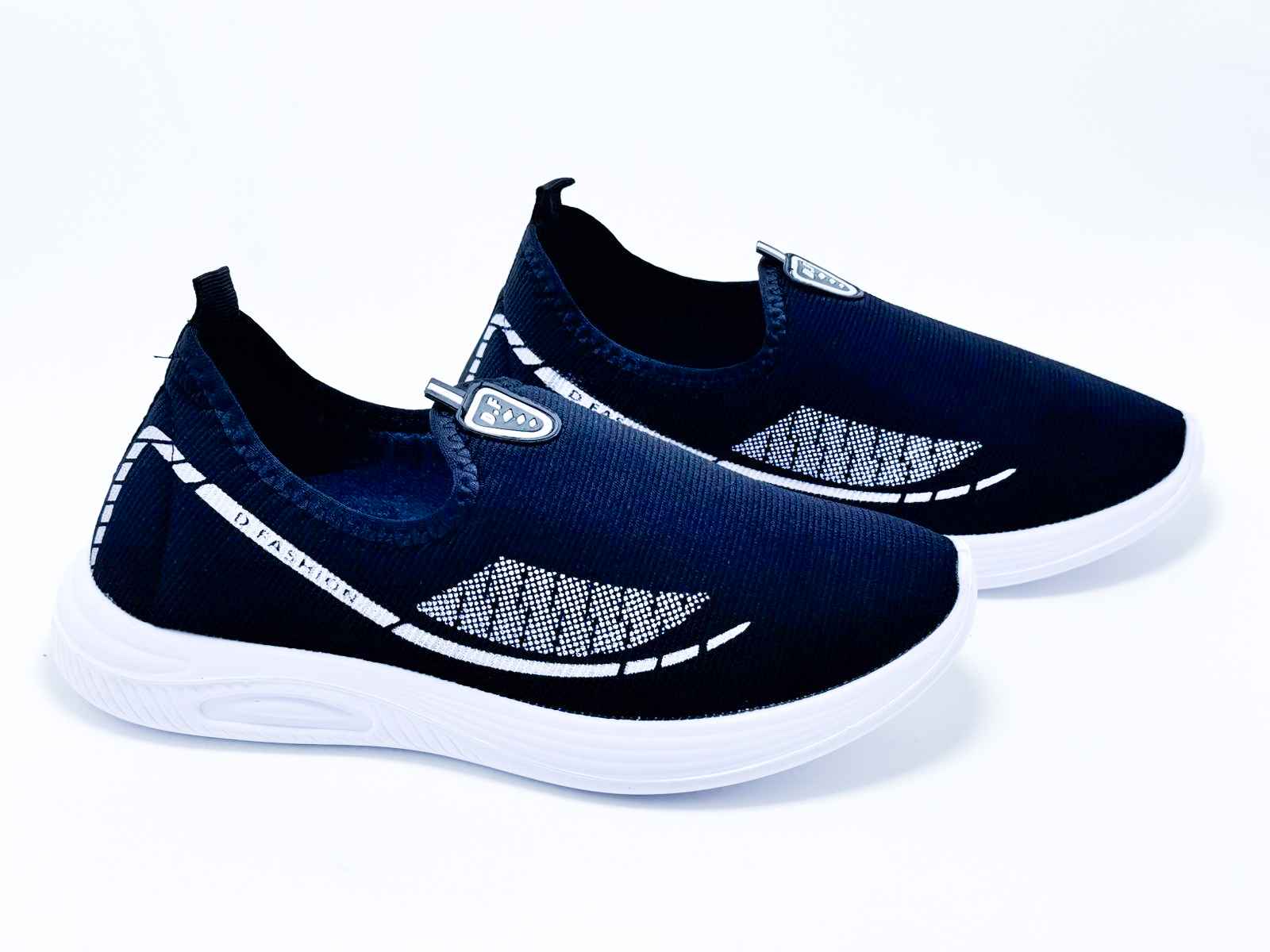 Special Black & Blue Slip on Sneakers