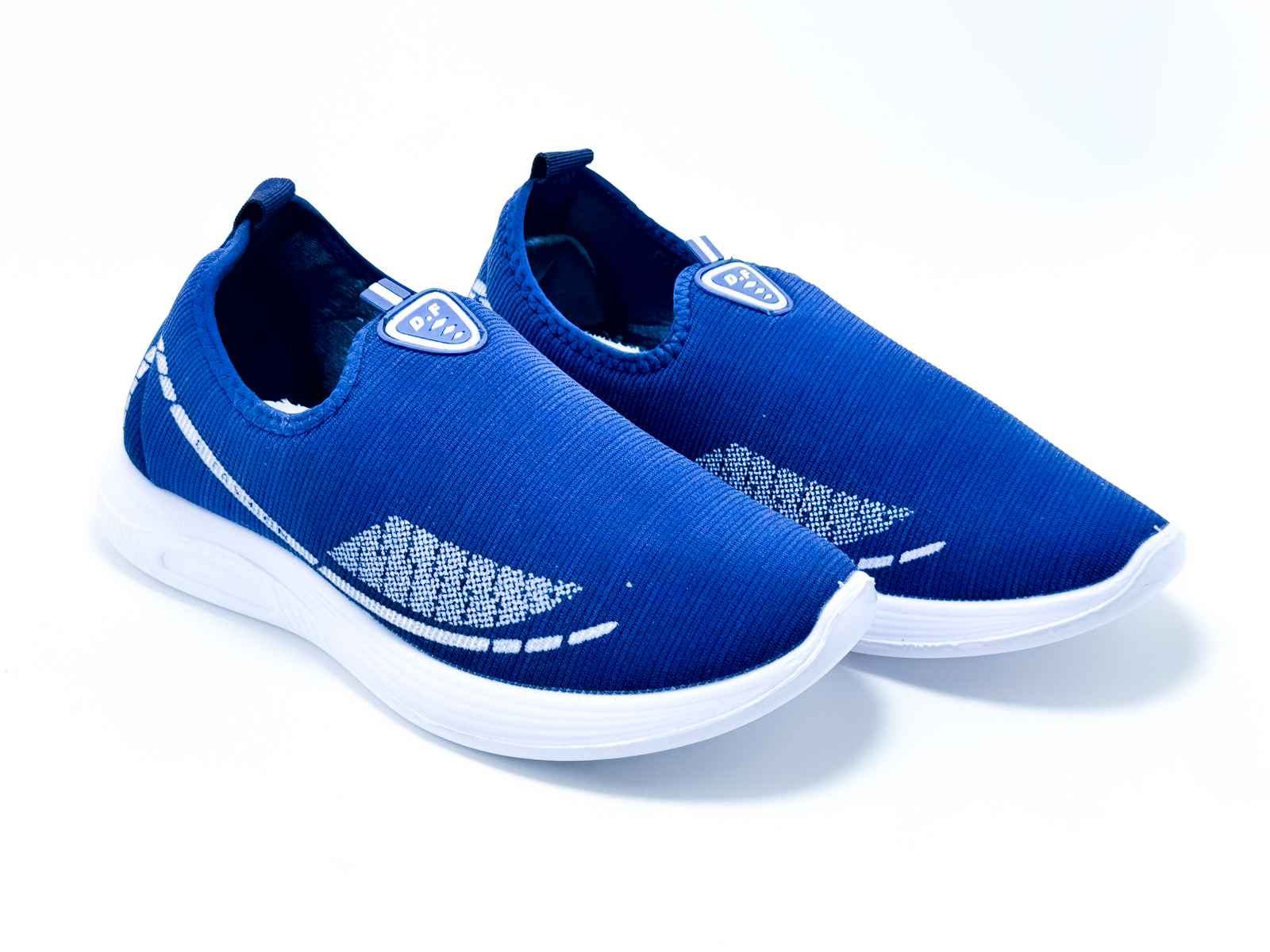 Special Black & Blue Slip on Sneakers