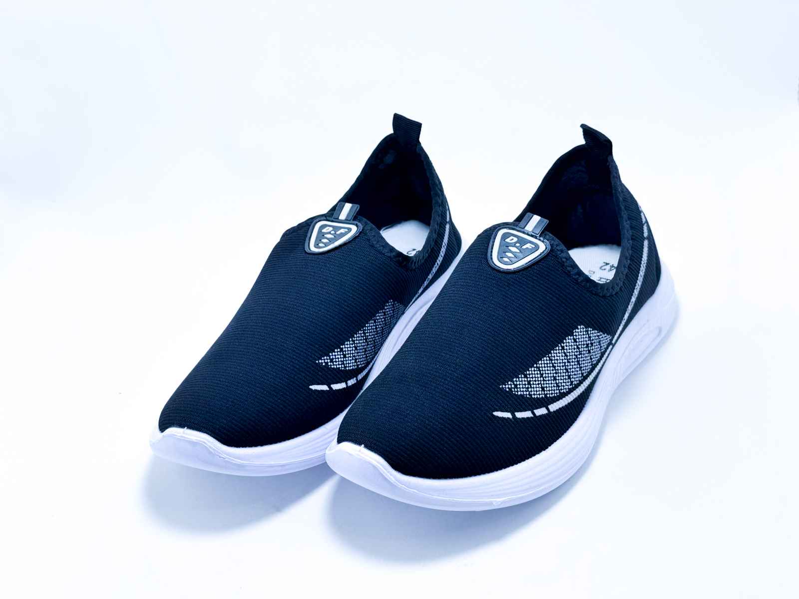 Special Black & Blue Slip on Sneakers