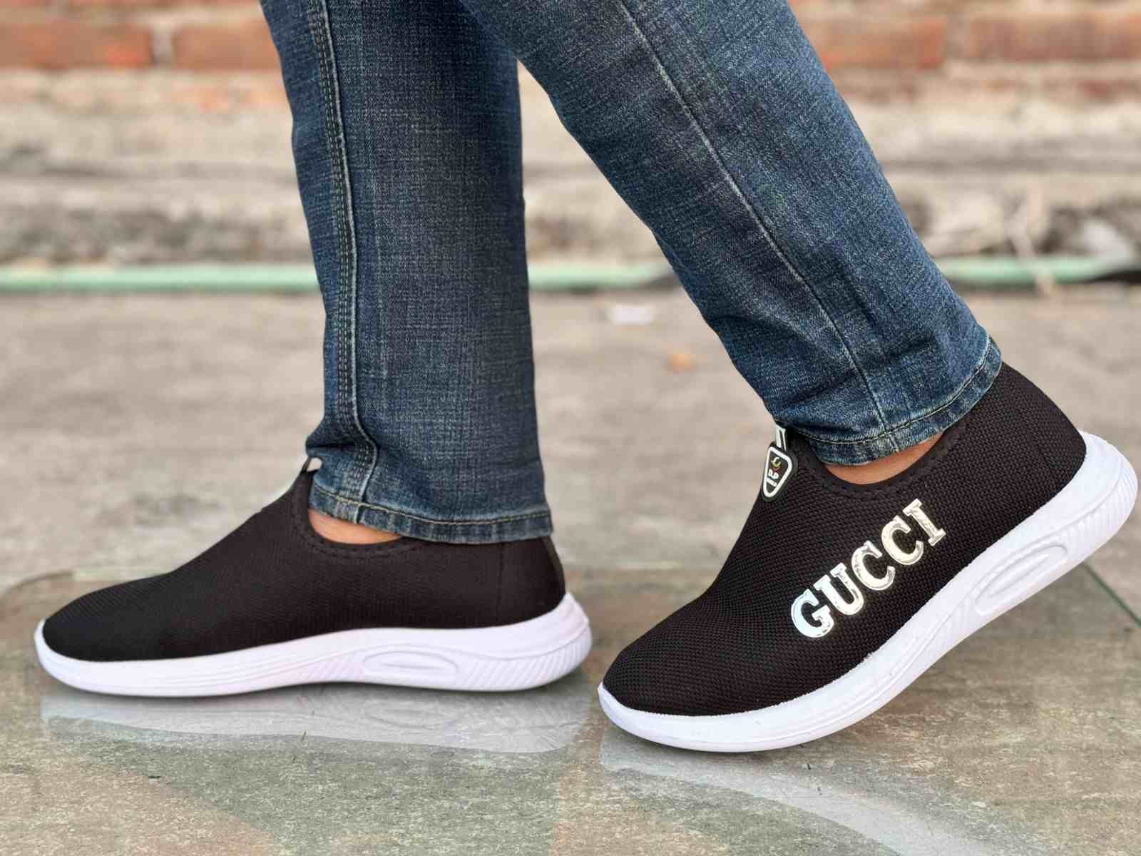 G349 Gents Premium Knit Slip-On Shoe