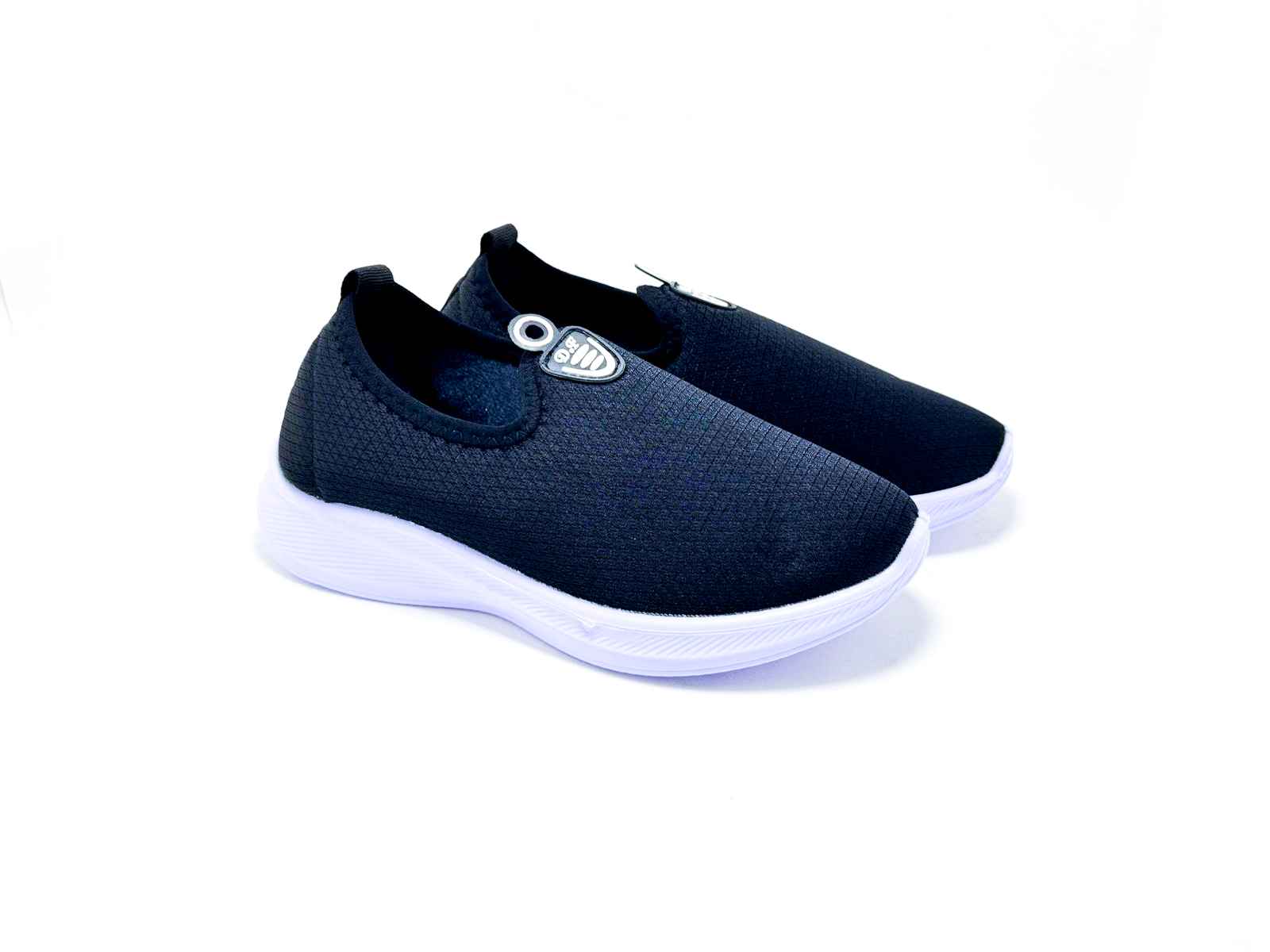 L111 China Ladies Slip-On Winter Sneaker – Black Pink & Grey Pink | D Fashion Footwear