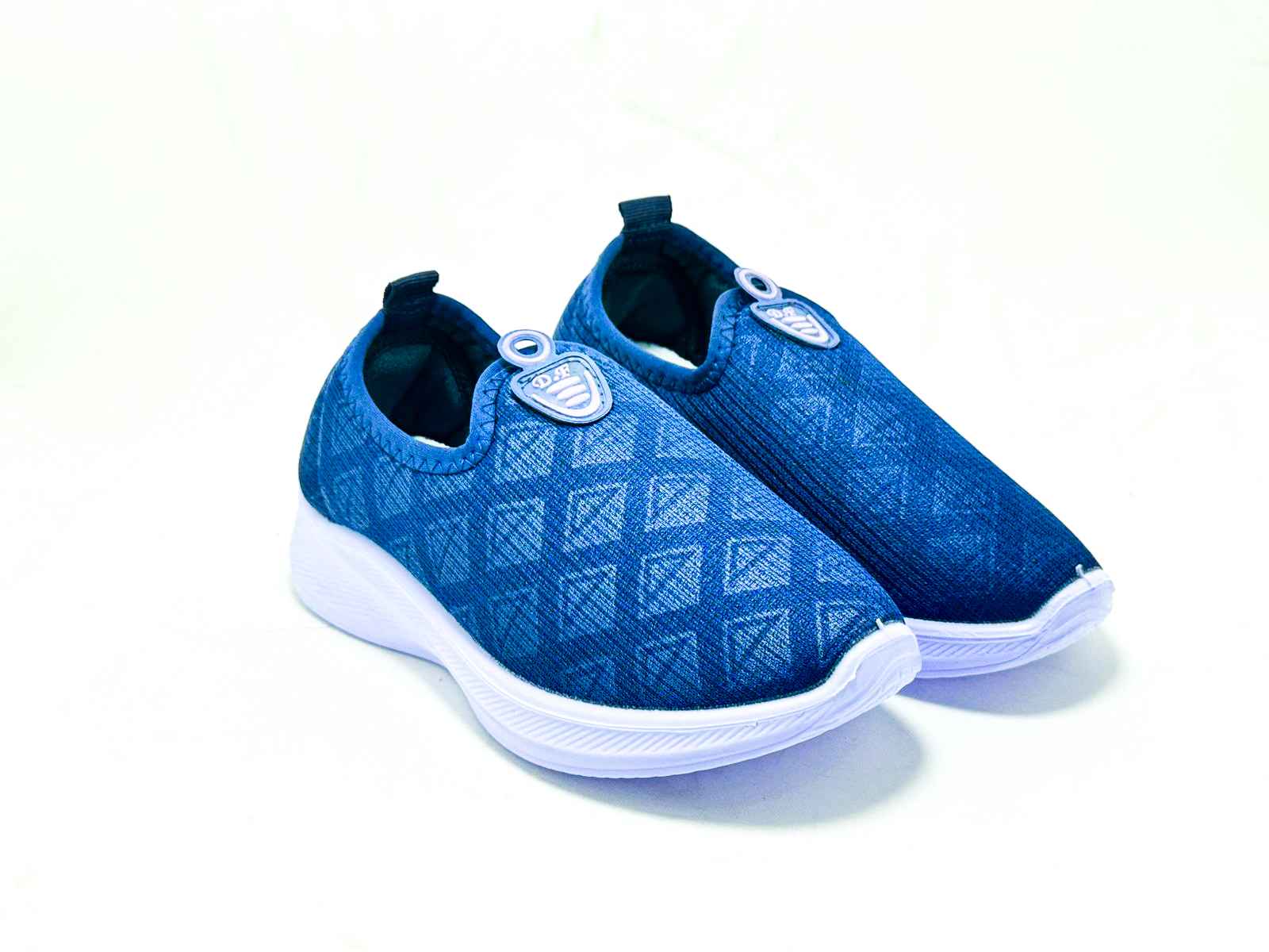 L166 Navy Blue Ladies Slip-On Sneaker – Affordable Ladies Winter Shoe Price in Bangladesh | D Fashion Footwear